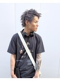 笑顔溢れるメンズハイトーン/スパイキーショート/シルバーカラー