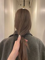 ルーム(Loom.)&nbsp;ワンカラーグレージュカラーロング