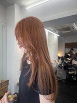 シベルバレー 横浜(sibell)&nbsp;オレンジカラー/ブリーチ/ロング/暖色カラー