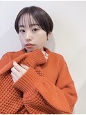 ミニマム マッシュショート ボルドー オレンジ