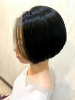 グランアージュルポ 北千住(grandage repos)&nbsp;前髪インナーカラー☆フェイスフレーミング大人ボブ☆北千住