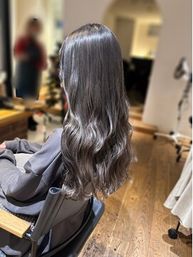 パプス ド コワフュール 川西能勢口店(Pap's de coiffeur) サラつやロング