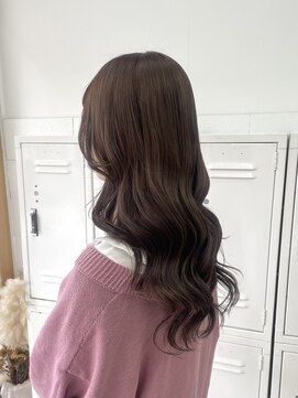 カシェル(cashel kishaba) ラベンダーを使ったグレージュカラー