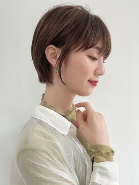 ロンドロゼ 池袋(Lond rose) ♪ミニウルフレイヤーカット顔周り前髪韓国ショートボブ/池袋