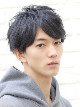 ハレ ヘアサロン(Hale hair salon) Haleビジネスフェザーパーマブルーブラックニュアンスパーマ原宿