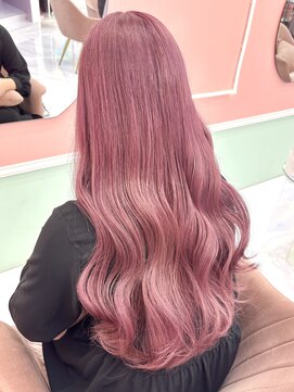 ガーランド(Girland) 【girland】pink color／韓国風/レイヤーカット