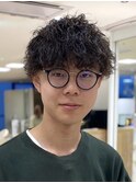 銀座メンズパーマ波巻きシャドウパーマツイストスパイラル無造作