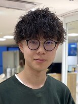 シャルムバイケンジ(Charm.by KENJE)&nbsp;銀座メンズパーマ波巻きシャドウパーマツイストスパイラル無造作