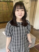 ヘアーアイスカルテット(HAIR ICI QUARTET)&nbsp;透け感カラークレージュベージュレイヤーミディアム