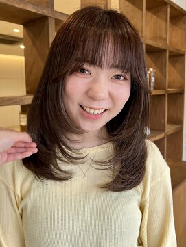 カノエ 下関熊野店(canoe) 髪質改善カラー × レイヤーカット