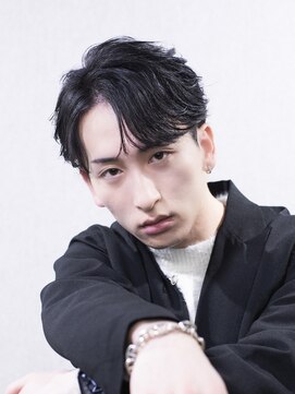 テクト バイアッシュ 吉祥寺店(Tect by Ash) フェザーパーマセンターパート毛流れパーマニュアンスパーマ