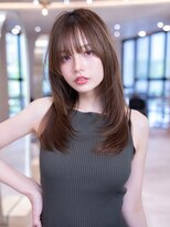 ハバナ 天神(HAVANA)&nbsp;20代30代顔まわりレイヤーカット/マロンベージュ