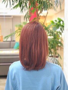 アン アオヤマ(Ann AOYAMA) 大人オレンジカラー／ピンクオレンジ