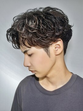 アノ 別府店(Ano.) 大分シャドウパーマメンズマッシュ波巻きパーマツイストパーマ