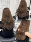 20代30代大人可愛いベージュヘア原宿