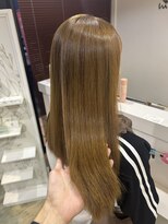 ビューティフルマインド(Beautiful mind)&nbsp;透明感シルキーベージュストレート