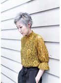ベリーショート×シルバーアッシュ