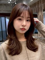 ファルベ(Farbe)&nbsp;黒髪/オリーブグレー/小顔/ココアベージュ