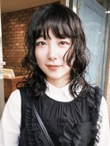 ボコカ(bococa) 【macana指名】ミディアムボブパーマウルフレイヤーカット登戸