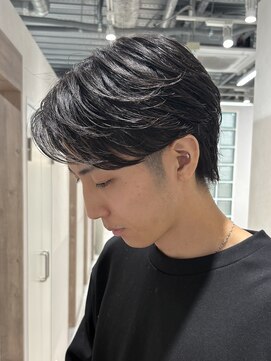 フェザーパーマ/ニュアンスパーマ/フェザーショート/メンズ