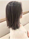 白髪ぼかし×地毛ハイライト