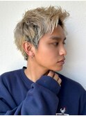 刈り上げツーブロアップバンク/大人メンズ/アッシュp浦和