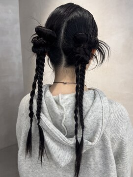 ミース(MIES) カチモリヘア／ヘアアレンジ/ロングアレンジ/担当者あまね