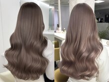 カラーと同時に質感アップ[三宮元町駅/レイヤーカット/顔周りカット/韓国/髪質改善]