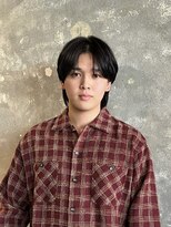 メンズ ドミ(DOMI) 韓国風センターパート
