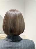 白髪ぼかしハイライト×ボブ2603