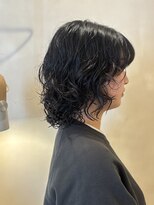 LUVISM 栄店/名古屋/ダブルカラー/ブリーチ/顔周りレイヤー/学割【5月1日OPEN(予定)】 ミディアム/ボブ/レイヤー/顔周りレイヤー/パーマ/艶カラー