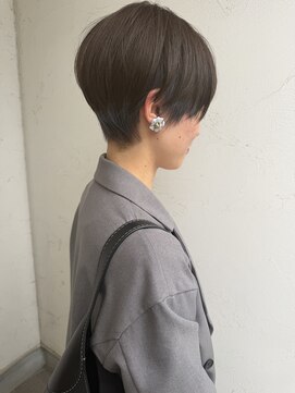 ジュエ ヘアー デザイン(Jue hair design) クールショート×ブルーグレージュ／知立／２０代／３０代