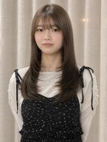 エストアール フクオカ 福岡博多店(est-r. Fukuoka)&nbsp;ヘーゼルベージュ/ロングレイヤー/レイヤーカット/博多