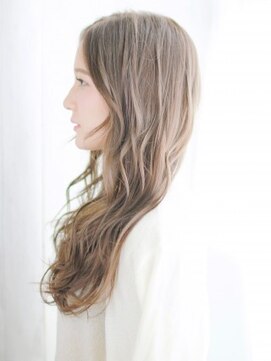 ヘアメイク ナル(hair make nalu) 透け感たっぷりミックスグレージュカール