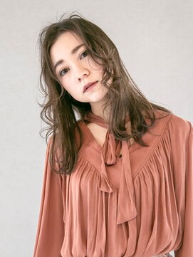 アース 志木店(HAIR & MAKE EARTH) ストレート×カールのデザインロング