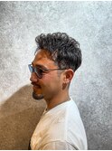 MEN’S HAIR/サーフカール/刈り上げセンターパート/本八幡