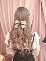 グルーヴ グルーヴ フェエリー(groove groove feerie)&nbsp;まおりんの量産巻き編み込みハーフアップ