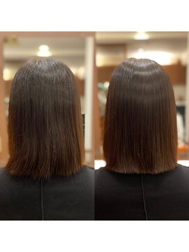 ハルール(Haru-Ru) キレイ髪ストレート+プレミアム補修+カット