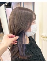 ヘッツ 仙台駅前店(HETTU)&nbsp;美髪/大人かわいい/こなれミディ/サンドベージュ