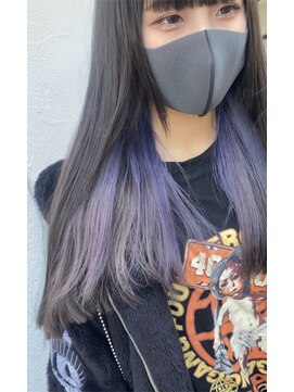 ソワン ドゥ ブレス エルネ 立花店(soin de brace elne) ブルーラベンダー/インナーカラー/ケアブリーチ/透明感