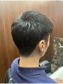 ツーブロックショート