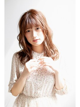 ノイ 千歳船橋(noi) セミロング/グレージュカラー/デザインカラー/シルキーベージュ