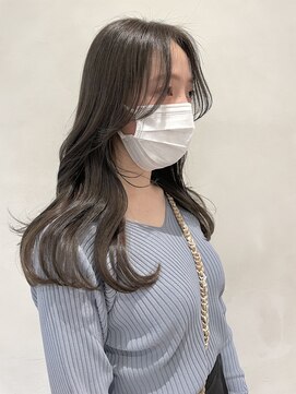 ザックラフィネ(ZACC raffine) グレーベージュ/透明感カラー/レイヤーロング