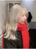 #大人ガーリー#ダークアッシュ#ミディアムレイヤーカット
