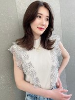 ロンド メリー 大宮(Lond merry)&nbsp;イメチェン外ハネボブ美髪ワイドバング顔周りレイヤーカット