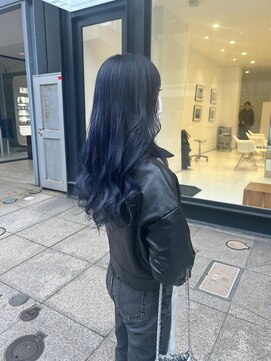 ハイブ 金沢(Hive) 10代20代ブルーブラック　ハイトーン　カラー