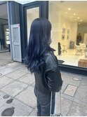 10代20代ブルーブラック ハイトーン カラー