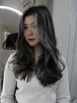 ガガ 心斎橋(GAGA) 韓国/ハイトーンカラー/ワンホンヘア/レイヤーカット/髪質改善