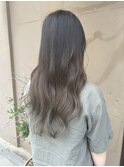グラデーションカラー/ブリーチ/デザインカラー/グレージュ