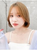 イメチェン外ハネボブ美髪ワイドバングレイヤーショート/立川